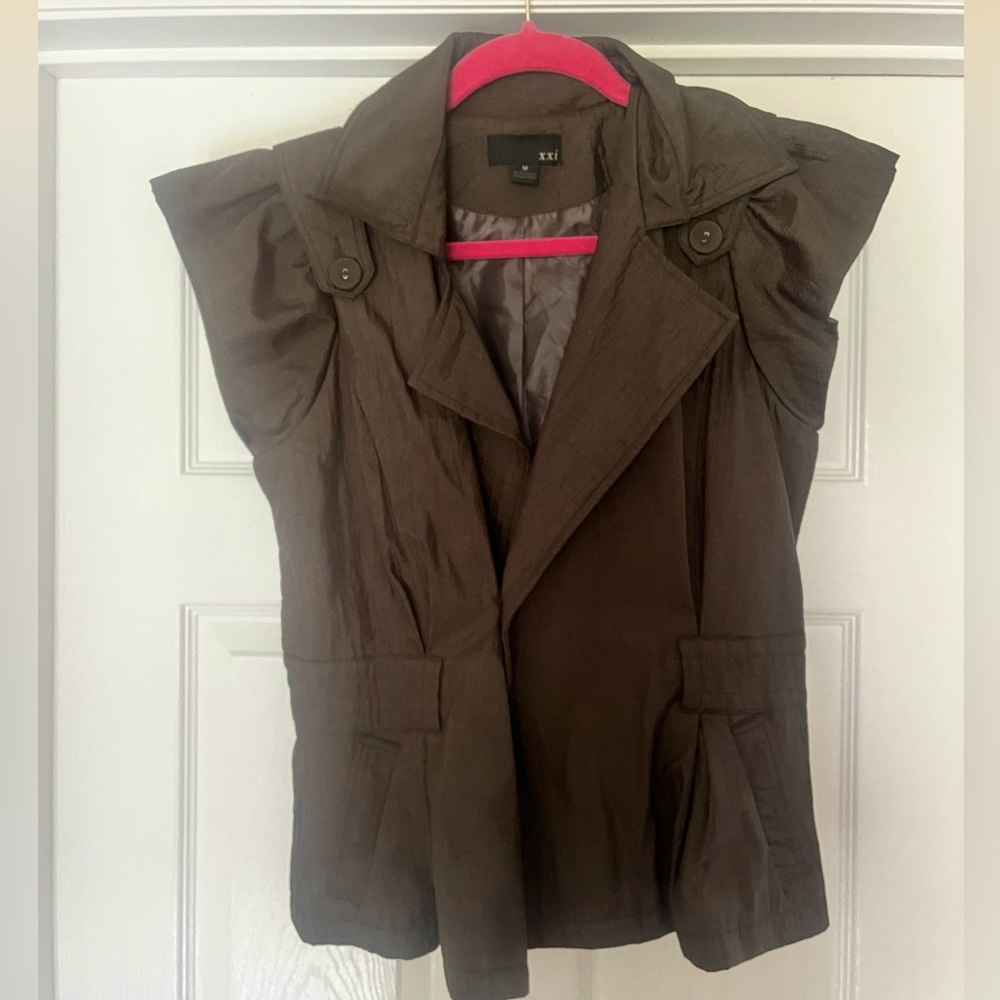 dark green blouse